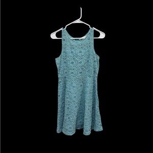 Altar'd State Turquoise Lace Casual Dress coquette girl size M